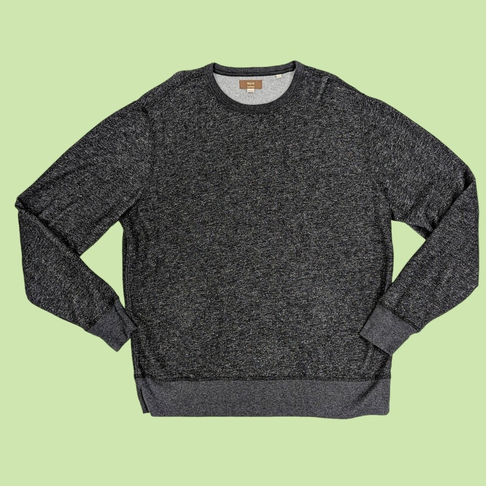 Rye‎ 51 Sweater XXL Pullover Gray 2XL Men's pima cotton